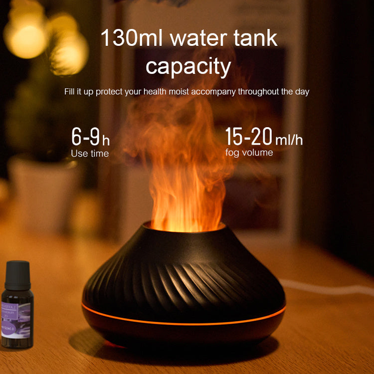 Newest RGB 3D Flame Aroma Diffuser & Humidifier 130ml