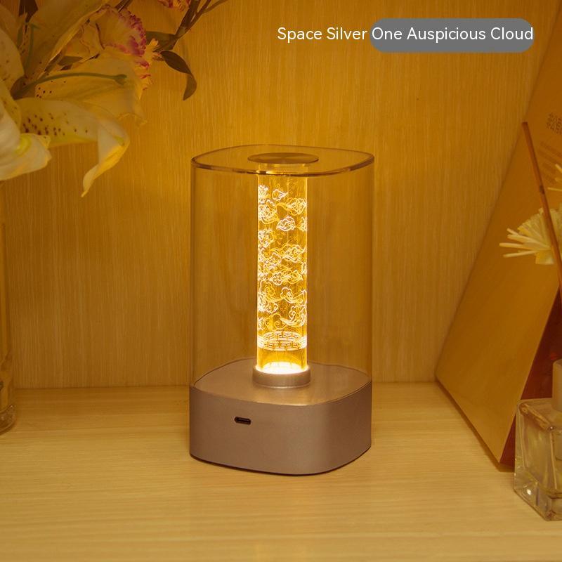 LED Touch Night Light – USB Rechargeable Lamp