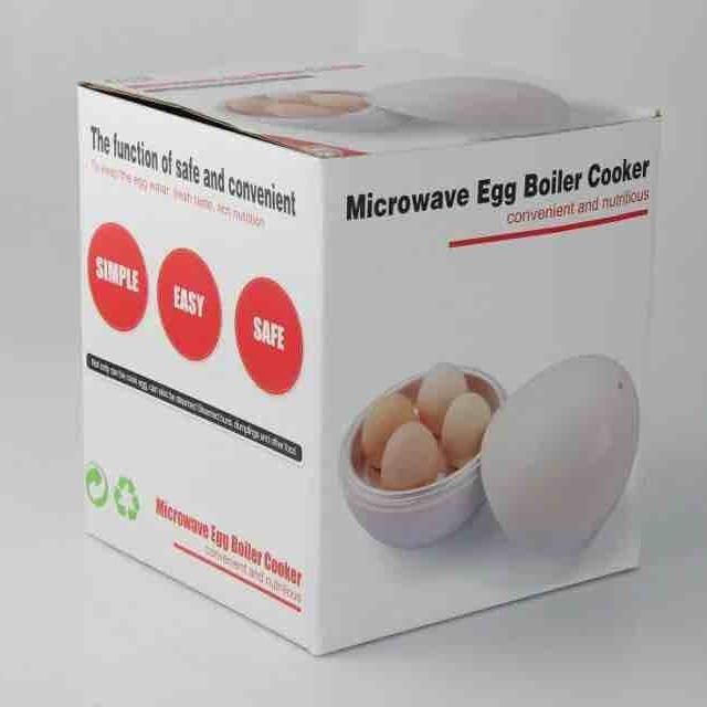 4-Egg Microwave Steamer for Quick Hard/Soft Boiled Cooking