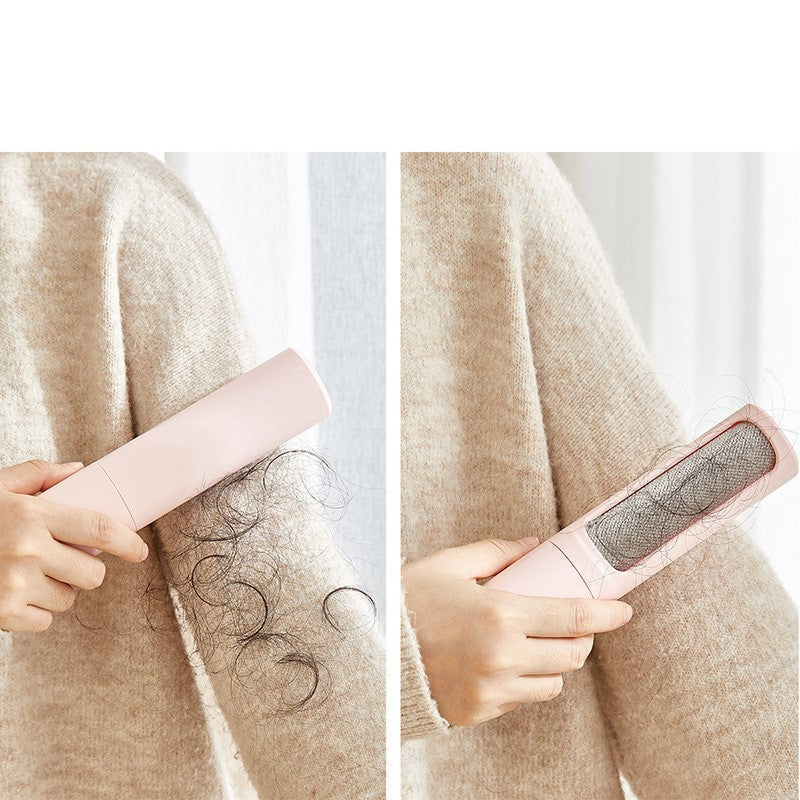 2-in-1 Reusable Pet Hair Remover Brush for Fur & Dust
