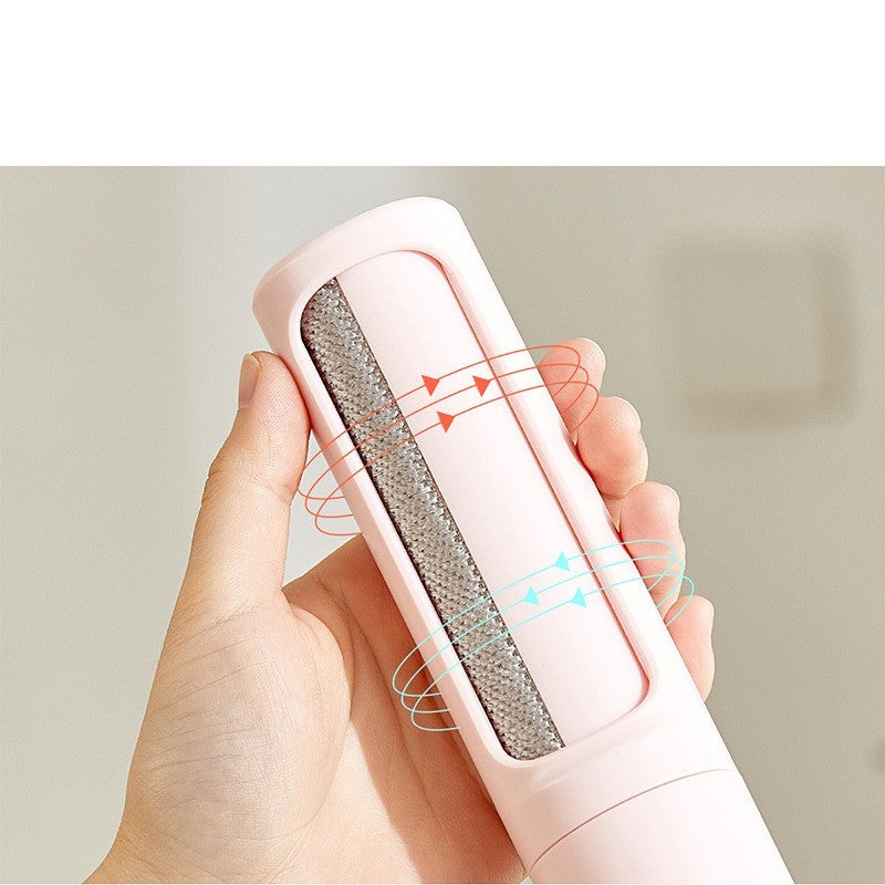 2-in-1 Reusable Pet Hair Remover Brush for Fur & Dust
