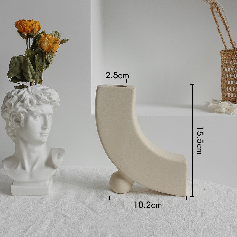 Simplicity Ceramic Vase – Home Decor & Dry Flower Display