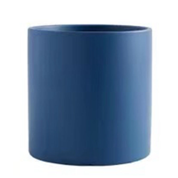 Nordic Industrial Ceramic Flowerpot – Colorful Succulent Planter with Tray