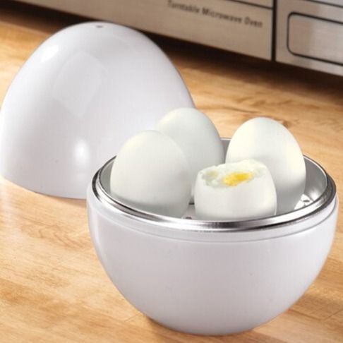 4-Egg Microwave Steamer for Quick Hard/Soft Boiled Cooking