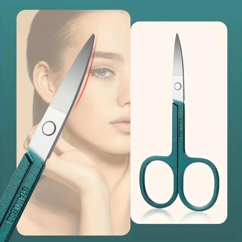 Professional Stainless Steel Nail Care Kit with Travel Case