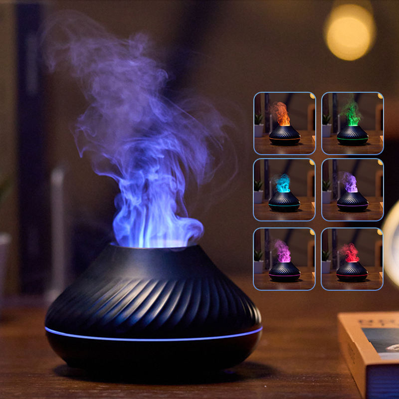 Newest RGB 3D Flame Aroma Diffuser & Humidifier 130ml