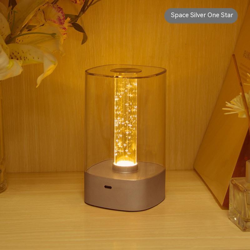 LED Touch Night Light – USB Rechargeable Lamp