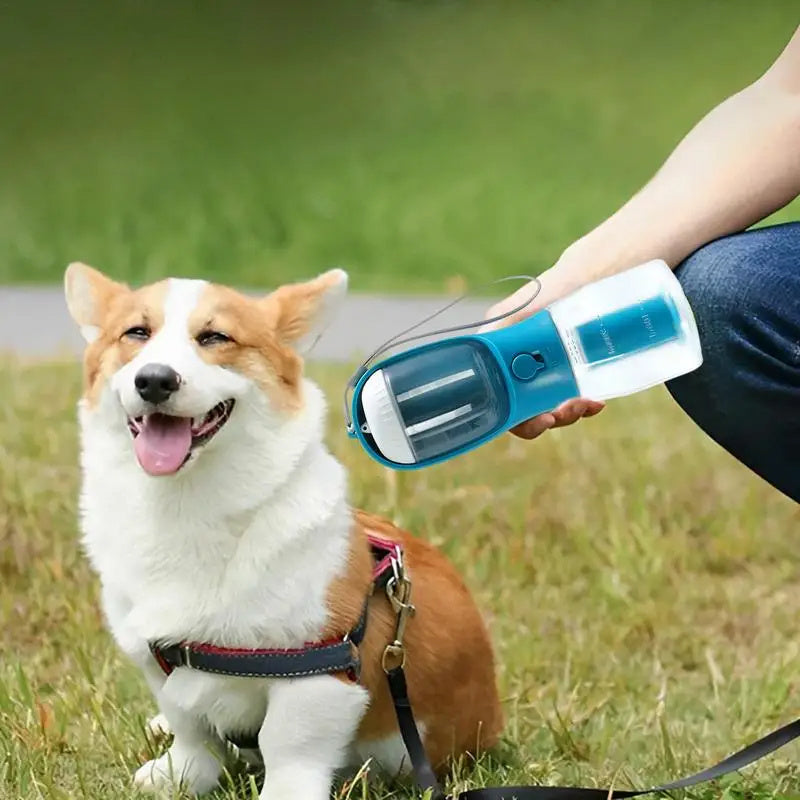 3-in-1 Portable Dog Water, Food & Waste Cup