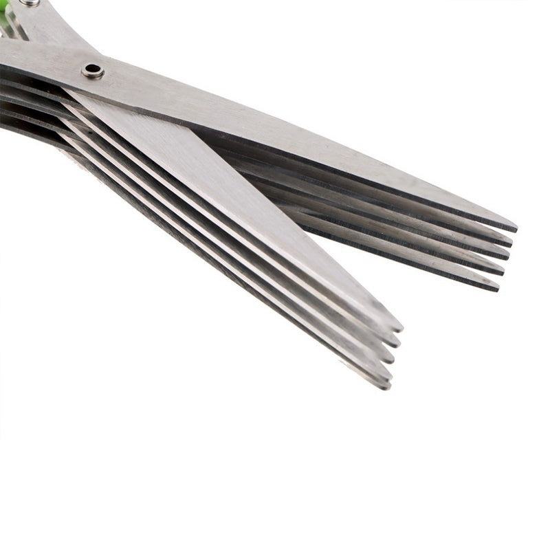 Multifunctional Herb & Onion Scissors – Stainless Steel Blades