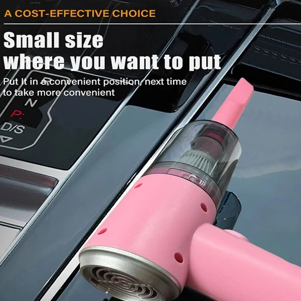 Wireless Handheld Vacuum Cleaner - 12000Pa Portable for Car, Home, Keyboard & Multi-Surface