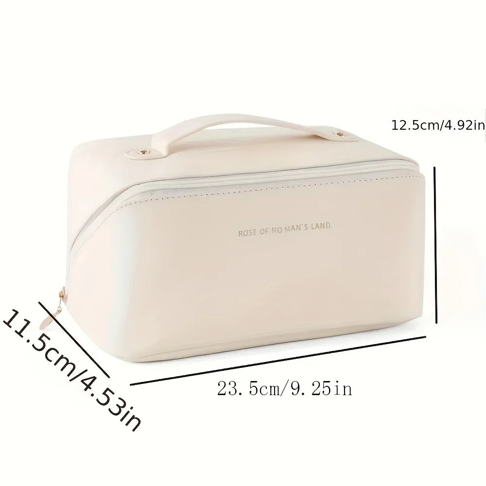 1pc Makeup Organizer Female Toiletry Bag Make Up Case Storage Pouch Luxury Lady Box, Cosmetic Bag, Organizer Bag For Travel Zip