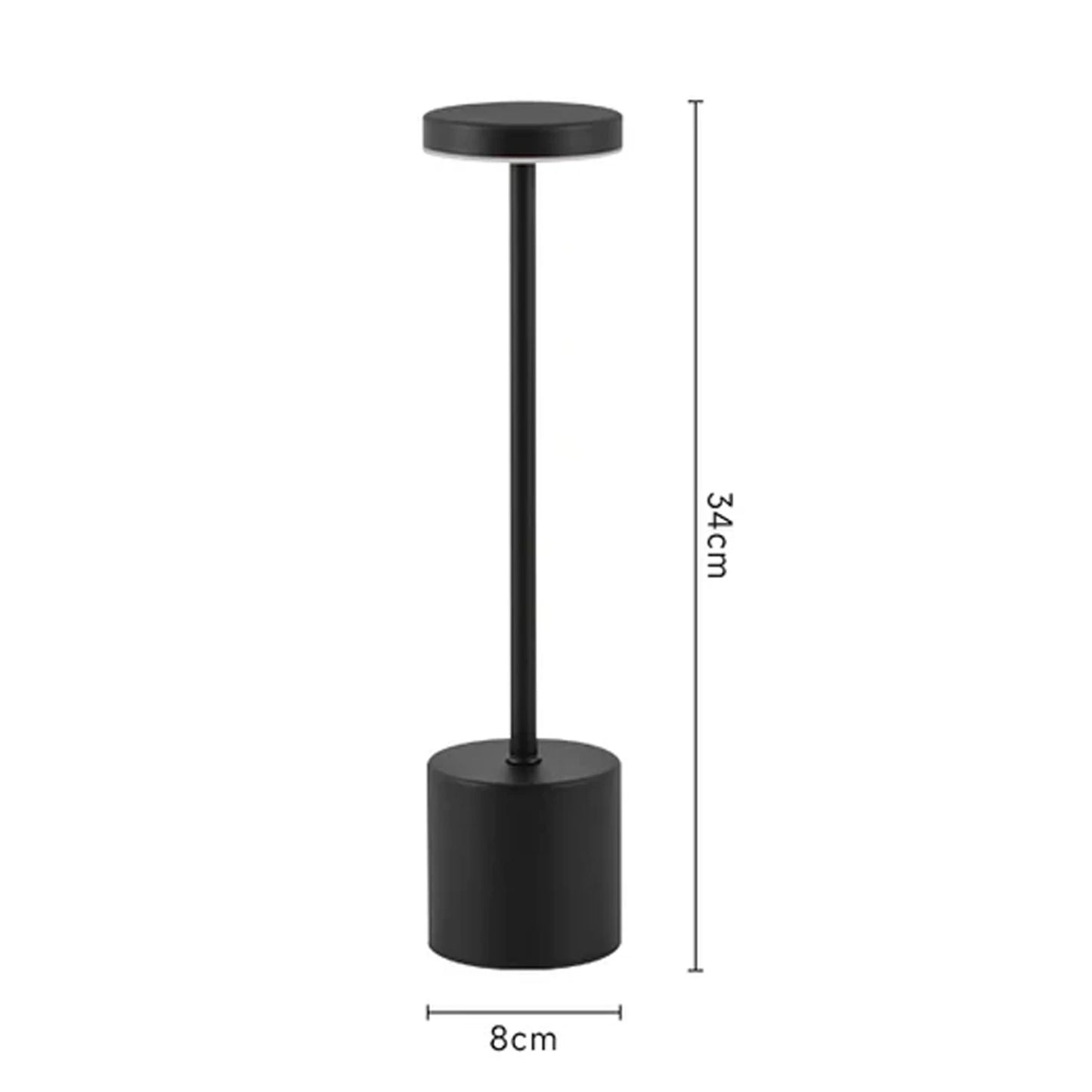 Rechargeable Touch LED Table Lamp – Wireless Night Light