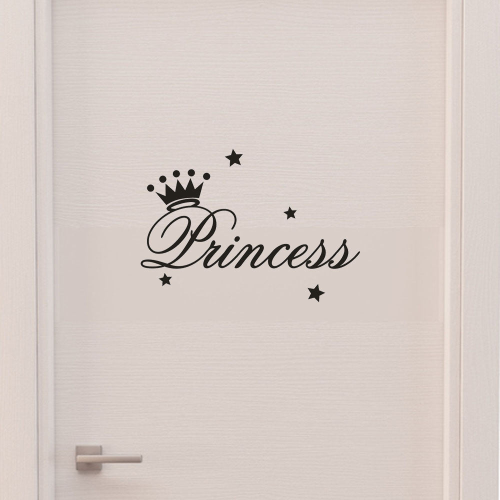 Removable Princess Wall Stickers – Vinyl Art Decor for Kids Rooms