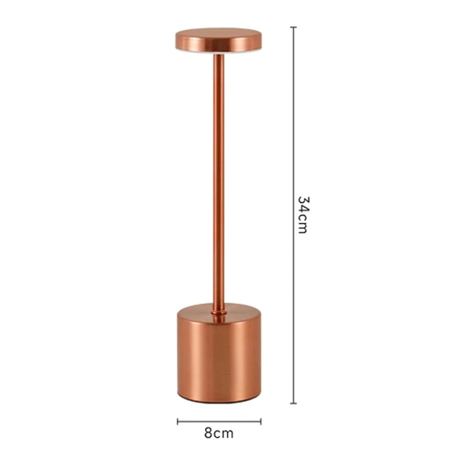 LED Touch Sensor Rechargeable Desk Lamp for Bedroom/Hotel