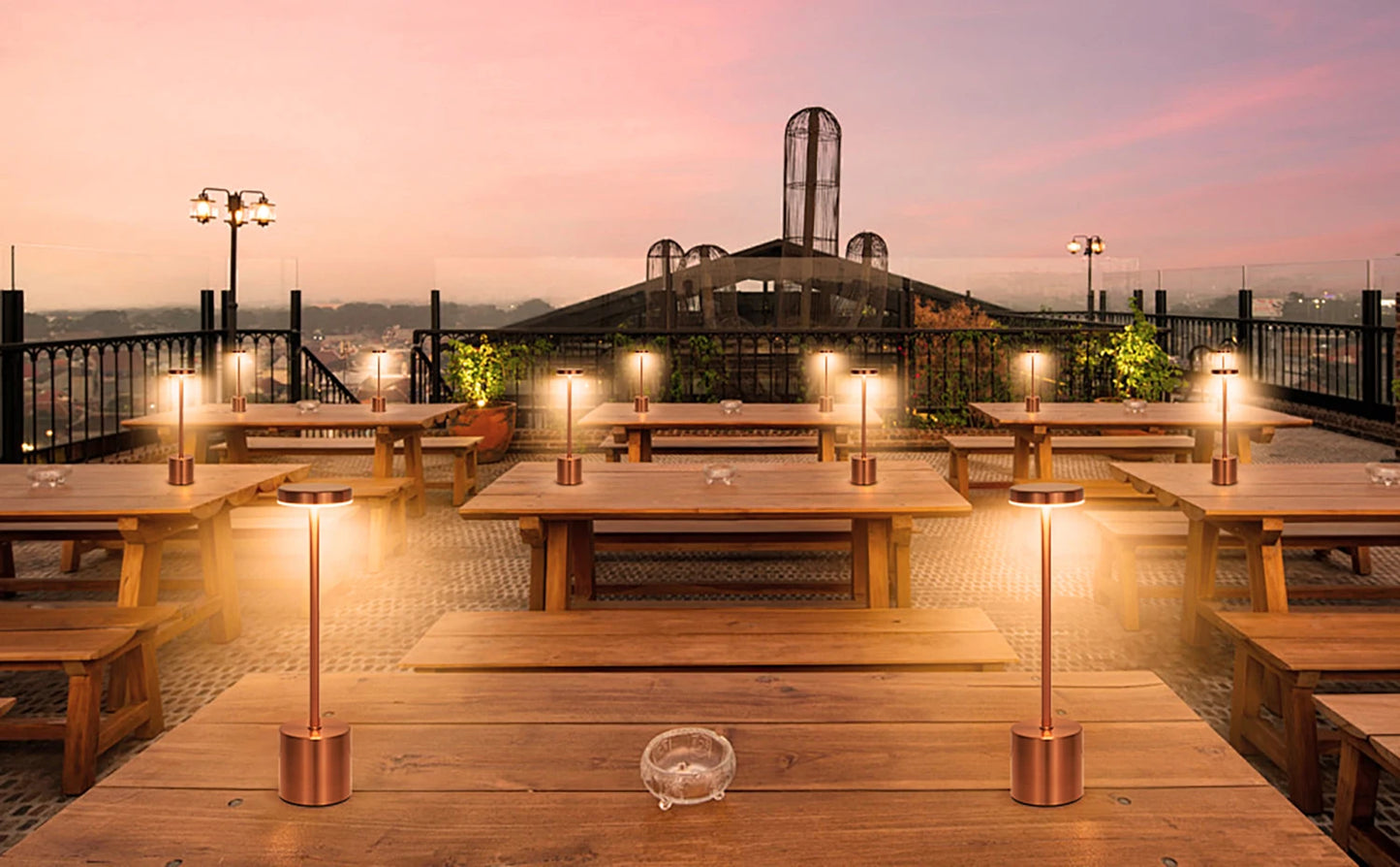 LED Touch Sensor Rechargeable Desk Lamp for Bedroom/Hotel