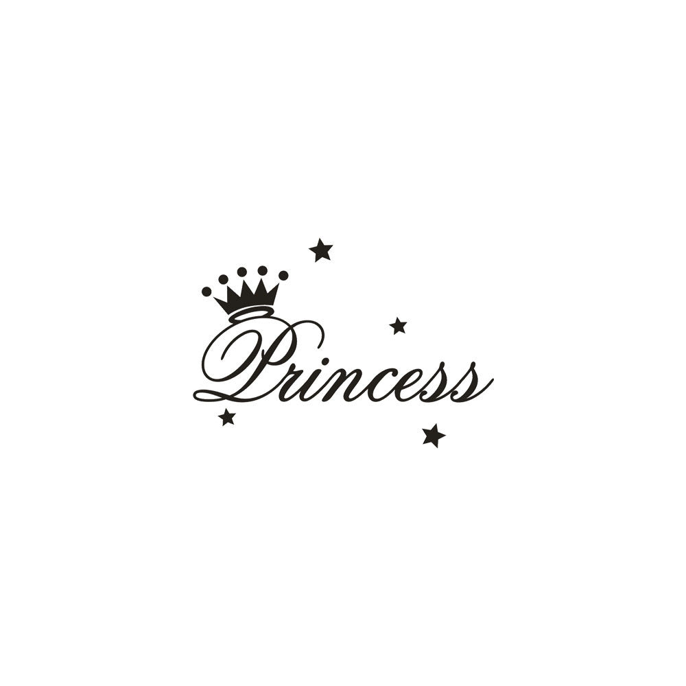 Removable Princess Wall Stickers – Vinyl Art Decor for Kids Rooms