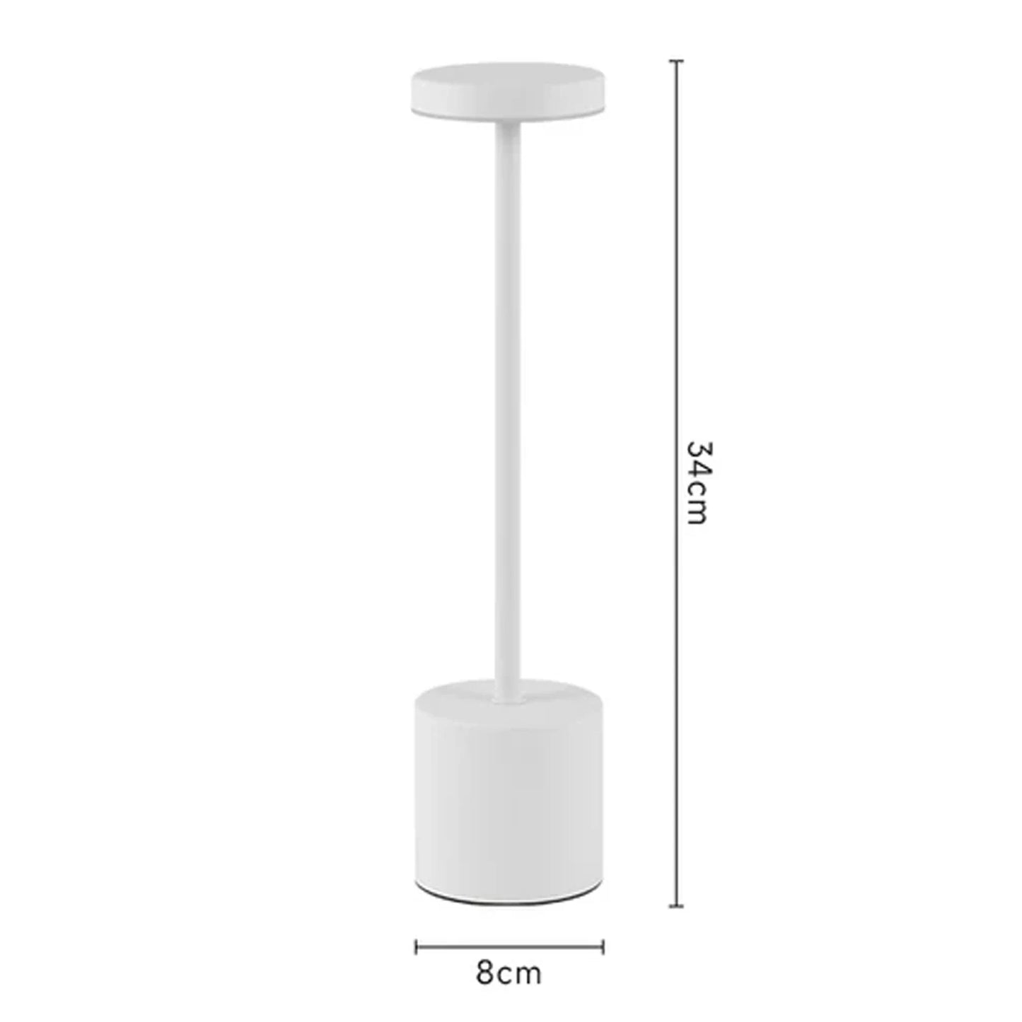 Rechargeable Touch LED Table Lamp – Wireless Night Light