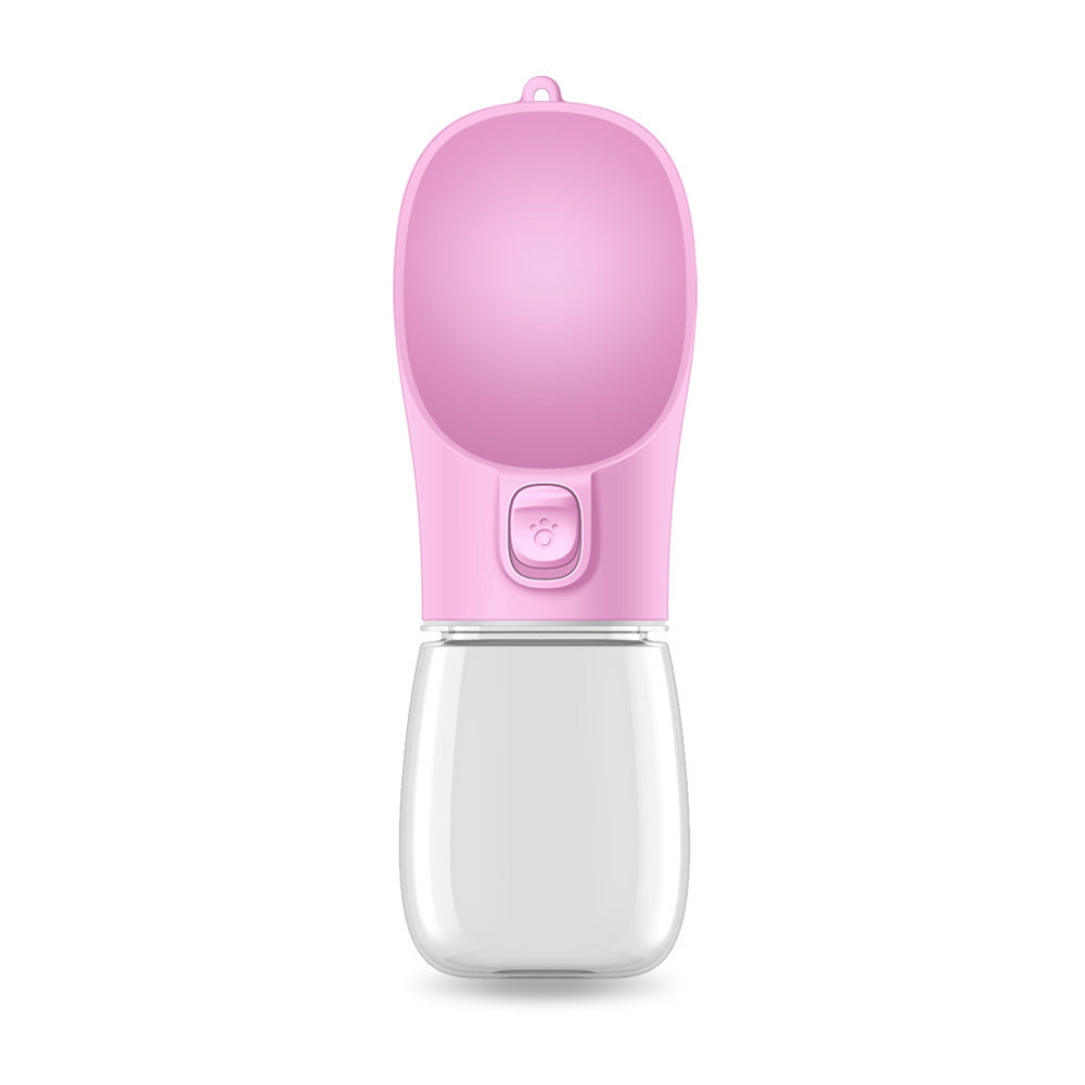 800ml Portable Leakproof Dog Water Bottle with Foldable Bowl