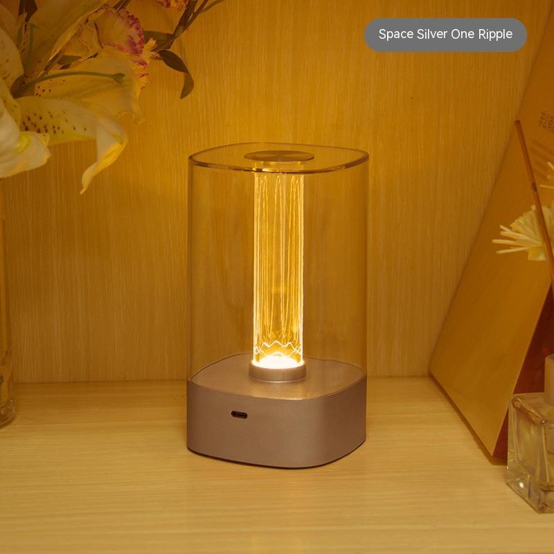 LED Touch Night Light – USB Rechargeable Lamp