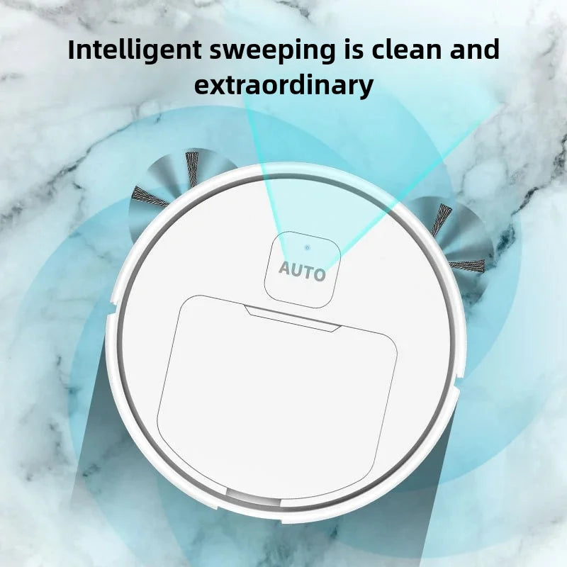 2024 Smart Robotic Vacuum Cleaner – Automatic Low-Noise Sweeper