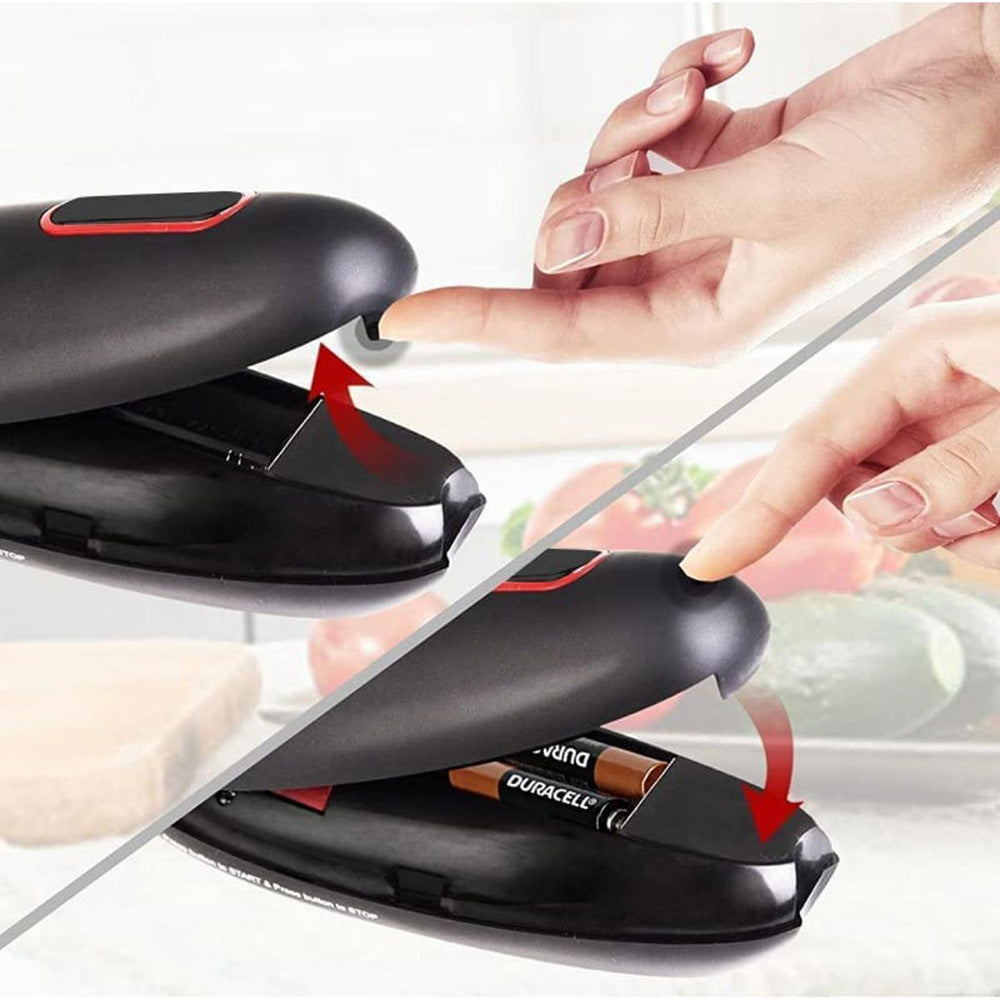 Automatic Electric Can & Jar Opener – One-Touch Tool