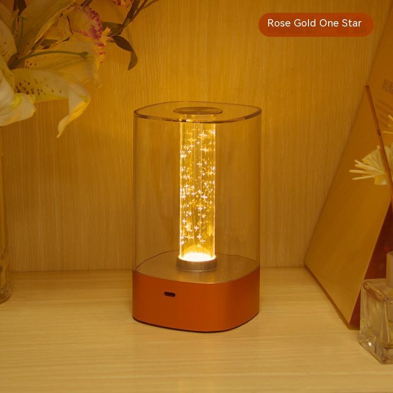 LED Touch Night Light – USB Rechargeable Lamp