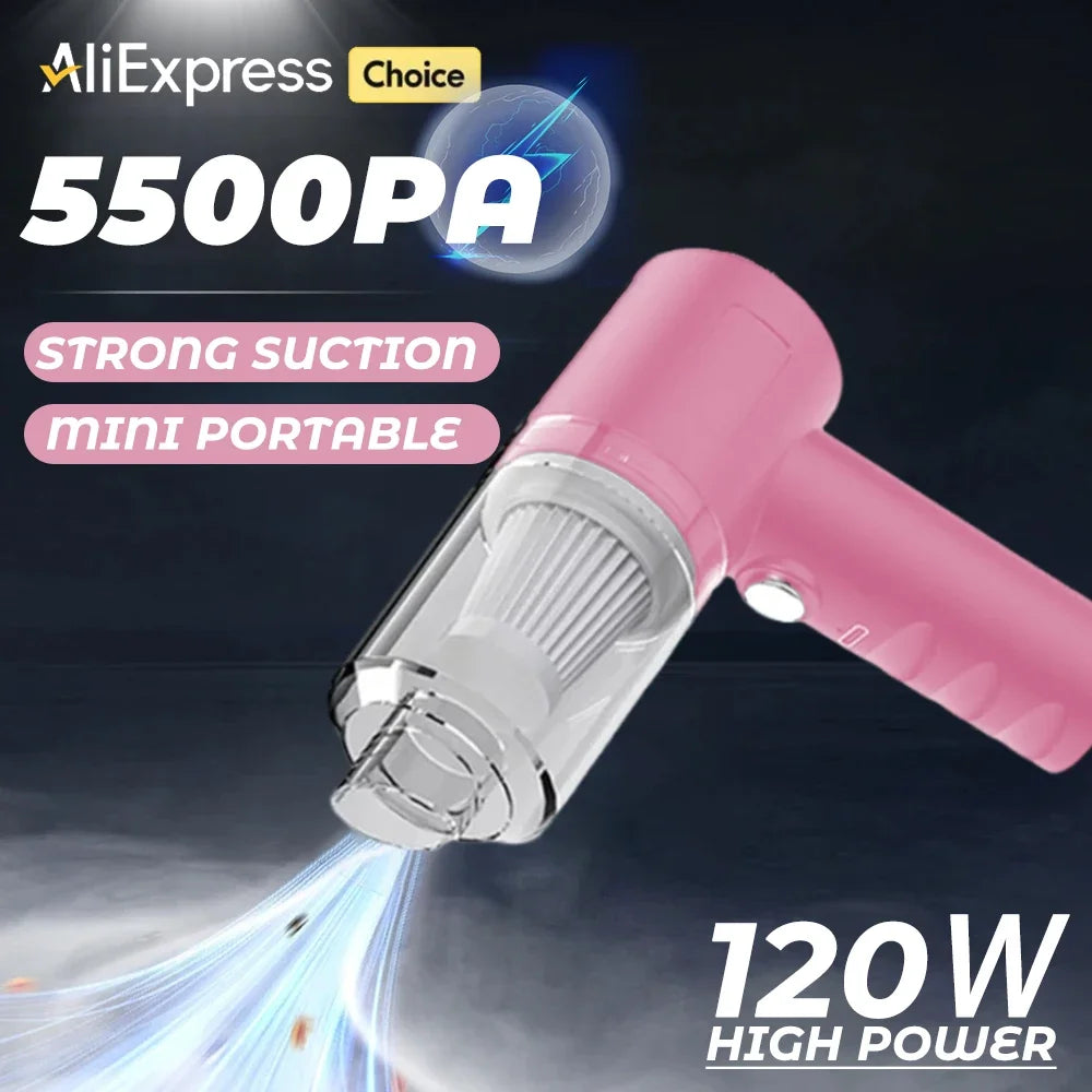 Wireless Handheld Vacuum Cleaner - 12000Pa Portable for Car, Home, Keyboard & Multi-Surface