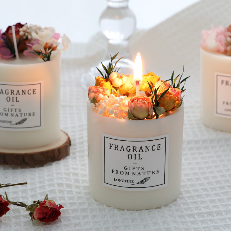 Dried Flower & Candle
