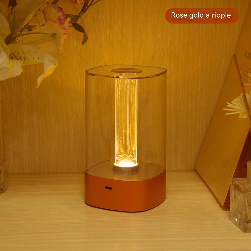 LED Touch Night Light – USB Rechargeable Lamp